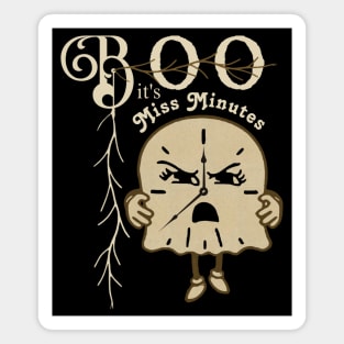 Boo It's Miss Minutes - Giant Ghost Magnet